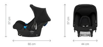 Britax Römer Baby-Safe, Babyschale Gruppe 0+ (Geburt - 13 kg), Kollektion 2019, cosmos black - 