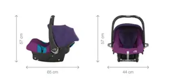 Britax Römer Babyschale BABY-SAFE PLUS SHR II, Gruppe 0+ (Geburt - 13 kg), Kollektion 2018, Cosmos Black - 