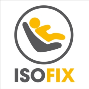 Kindersitz mit ISOFIX Zeichen