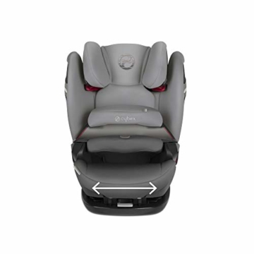 Cybex Gold 2-in-1 Kinder-Autositz Pallas S-Fix, Für Autos mit und ohne ISOFIX, Gruppe 1/2/3 (9-36 kg), Ab ca. 9 Monate bis ca. 12 Jahre, Pepper Black - 