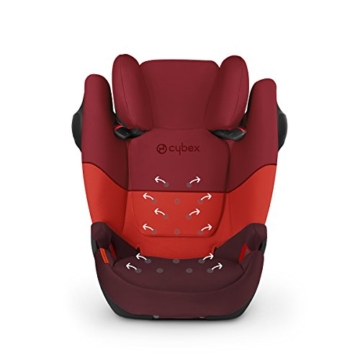 Cybex Silver Pallas M SL, Autositz Gruppe 1/2/3 (9-36 kg), ohne Isofix, Kollektion 2018, Rumba Red - 