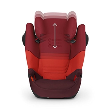 Cybex Silver Pallas M SL, Autositz Gruppe 1/2/3 (9-36 kg), ohne Isofix, Kollektion 2018, Rumba Red - 