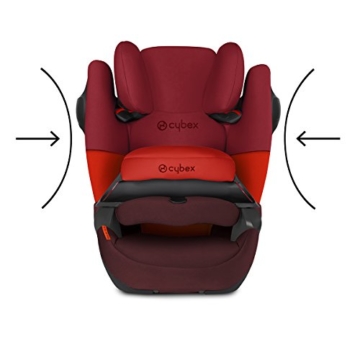 Cybex Silver Pallas M SL, Autositz Gruppe 1/2/3 (9-36 kg), ohne Isofix, Kollektion 2018, Rumba Red - 