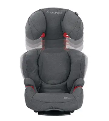 Maxi-Cosi 75109561 Rodi AirProtect Kindersitz, Gruppe 2/3, 15-36 kg, sparkling grau - 
