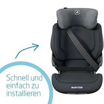 Maxi-Cosi Kore i-Size Kindersitz, mitwachsender Gruppe 2/3 Autositz mit ISOFIX (15-36 kg), Kinderautositz mit max. Seitenaufprallschutz, ab ca. 3, 5 Jahre bis ca 12 Jahre, authentic graphite (grau) - 