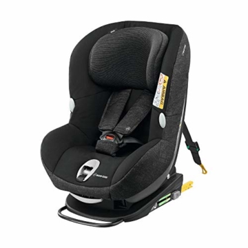 Maxi-Cosi MiloFix Kindersitz, Gruppe 0+ /1 Autositz (0-18 kg), Reboarder mit Isofix, nutzbar ab der Geburt bis ca. 4 Jahre, nomad black -