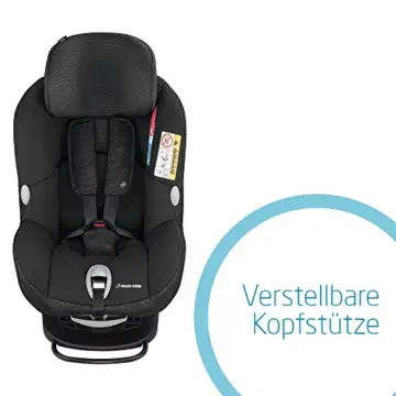 Maxi-Cosi MiloFix Kindersitz, Gruppe 0+ /1 Autositz (0-18 kg), Reboarder mit Isofix, nutzbar ab der Geburt bis ca. 4 Jahre, nomad black - 