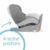 Maxi Cosi Pearl One i-Size Reboarder Autositz, passend zur FamilyFix One i-Size Basisstation, Gruppe 1 Kinderautositz (9-18 kg), nutzbar ab 6 Monate bis 4 Jahre, nomad grey - 