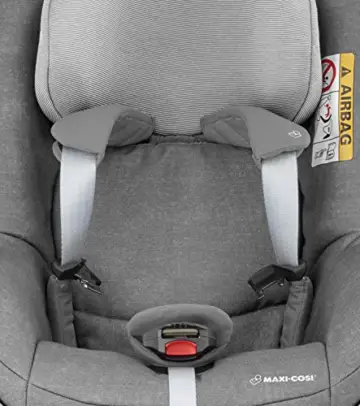 Maxi Cosi Pearl One i-Size Reboarder Autositz, passend zur FamilyFix One i-Size Basisstation, Gruppe 1 Kinderautositz (9-18 kg), nutzbar ab 6 Monate bis 4 Jahre, nomad grey - 