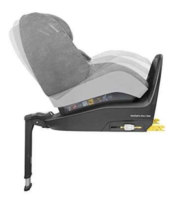 Maxi Cosi Pearl One i-Size Reboarder Autositz, passend zur FamilyFix One i-Size Basisstation, Gruppe 1 Kinderautositz (9-18 kg), nutzbar ab 6 Monate bis 4 Jahre, nomad grey - 