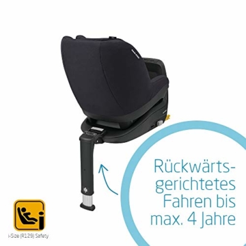 Maxi-Cosi Pearl Smart Kindersitz, Gruppe 1 (9-18 kg) ab 6 Monate - 4 Jahre, rückwärts und vorwärtsgerichtetes Fahren, für Isofix-Basis FamilyFix One i-Size, black grid - 