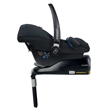 Maxi-Cosi Pebble, Babyschale Gruppe 0+ (0-13 kg), schwarz, ohne Isofix-Station - 