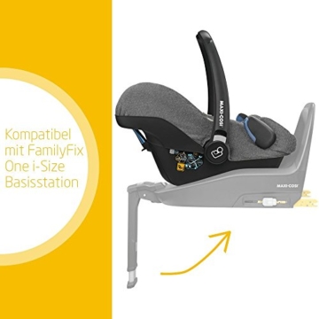 Maxi-Cosi Rock sichere Babyschale, Gruppe 0 + (0-13kg), Kindersitz für One i-Size, sparkling grau - 