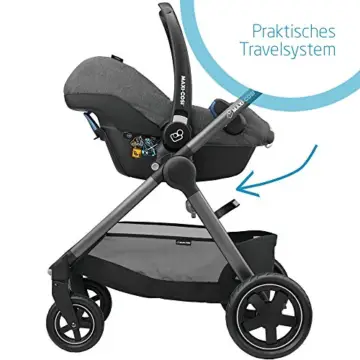 Maxi-Cosi Rock sichere Babyschale, Gruppe 0 + (0-13kg), Kindersitz für One i-Size, sparkling grau - 