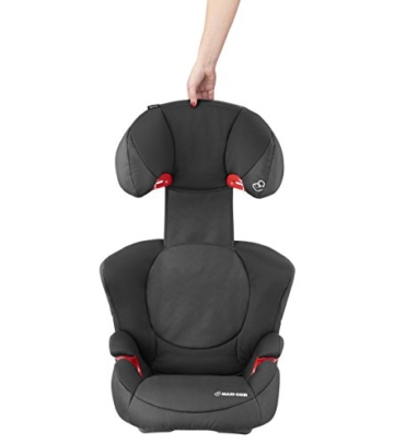 Maxi-Cosi Rodi XP Fix, Kinderautositz Gruppe 2/3 (ab 3,5 Jahre bis ca. 12 Jahre), Kollektion 2017, schwarz, mit Isofix - 