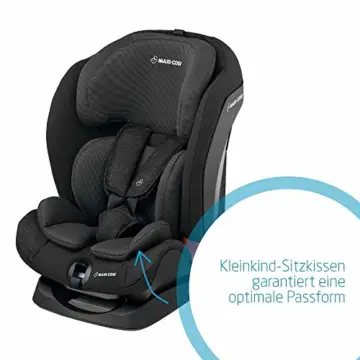 Maxi-Cosi Titan mitwachsender Auto-Kindersitz 9-36 kg mit Isofix und Liegeposition, nutzbar ab 9 Mon. bis 12 J., Nomad Black (schwarz) - 