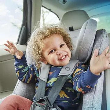 Maxi-Cosi TobiFix Kinderautositz mit Isofix und fünf komfortablen Sitz und Liegepositionen, Gruppe 1 Autositz, Nutzbar ab 9 Monate bis 4 Jahre, nomad grey (grau) 9-18 kg - 