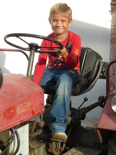 Traktorsitz für Kinder